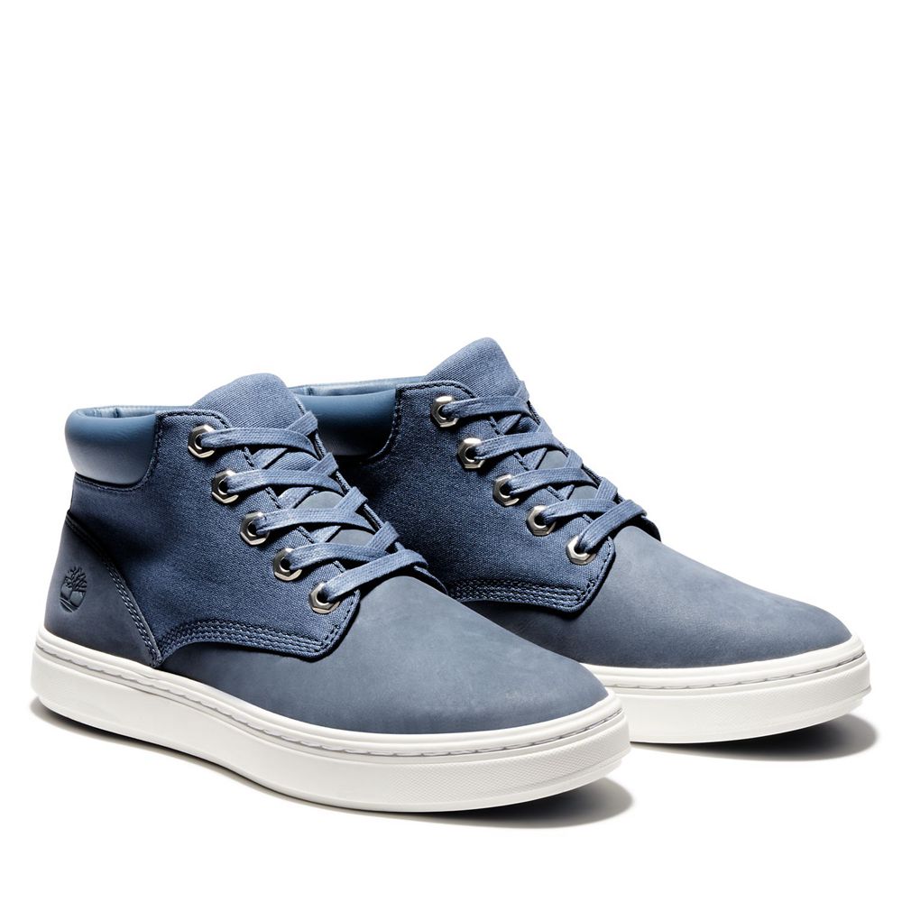 Zapatillas Timberland Mujer Bria High-Top Azules - Chile PZJ-104635